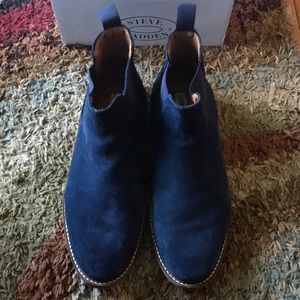 Steve Madden Suede Chelsea Boots